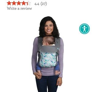 Infantino Scallop Pattern Baby Carrier - Excellent Condition!